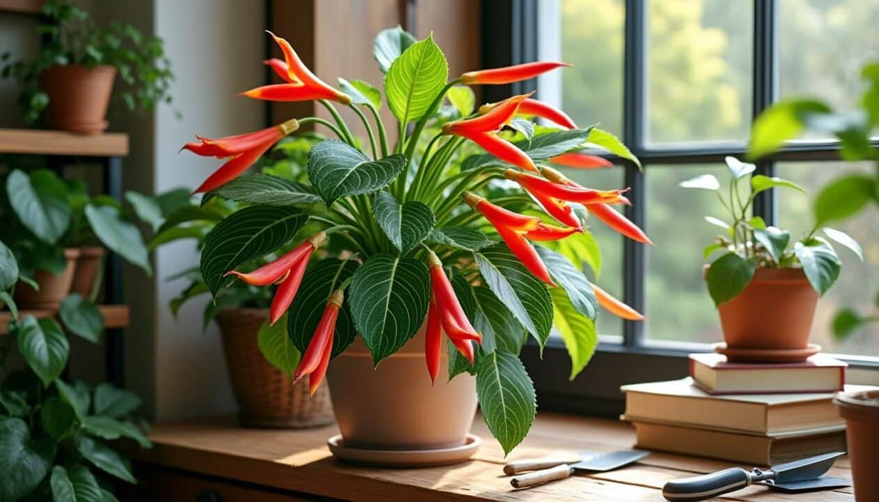découvrez tout ce qu'il faut savoir sur l'aeschynanthus, une plante étonnante aux fleurs spectaculaires. ce guide complet vous permettra d'apprendre à cultiver, entretenir et propager cette merveille végétale avec succès. idéal pour les passionnés de jardinage et les amateurs de plantes d'intérieur.