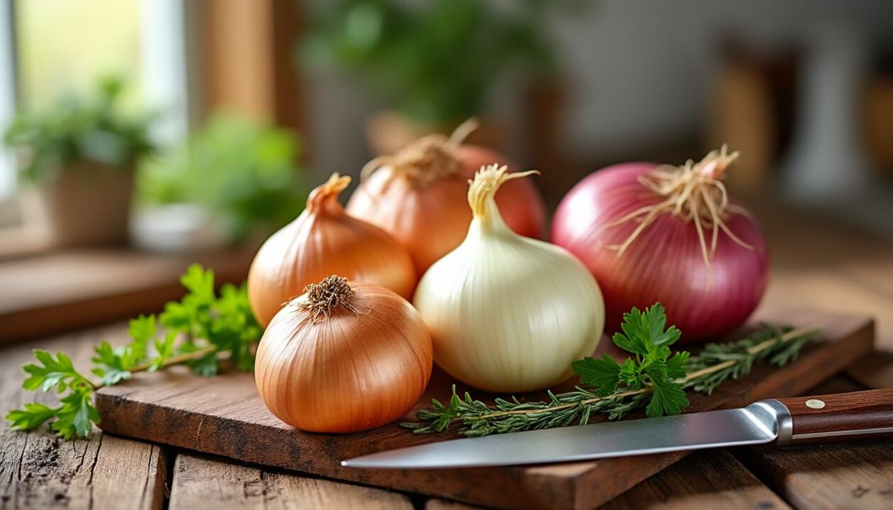 découvrez comment sélectionner, conserver et cuisiner les oignons jaunes, blancs et rouges grâce à notre guide complet. apprenez à profiter de chaque variété pour sublimer vos plats au quotidien !